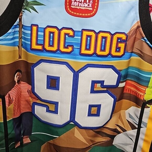 Don't Be a Menace Basketball Jersey Loc Dog Wayans Bros Size Large NWT - Picture 7 of 7